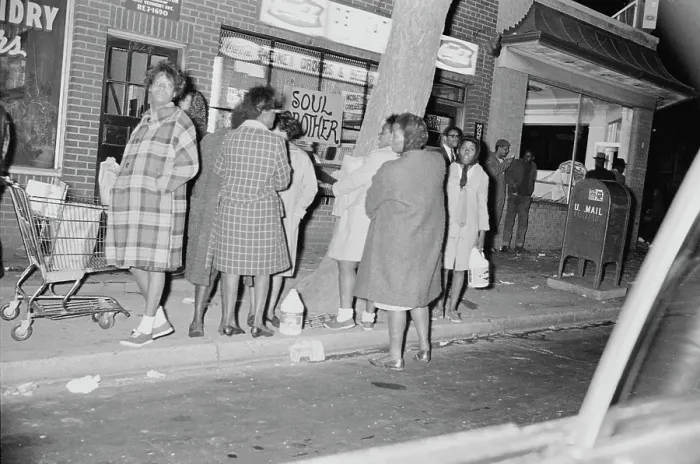 Framed Print : 1968 Washington Riots