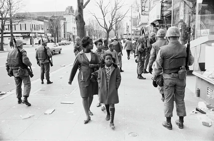 Framed Print : 1968 Washington Riots Framed Print : 1968 Washington Riots