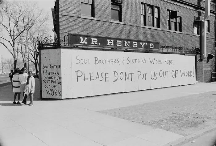 Framed Print : 1968 Washington Riots Framed Print : 1968 Washington Riots
