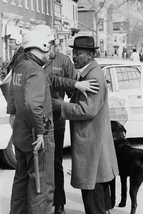 Framed Print : 1968 Washington Riots
