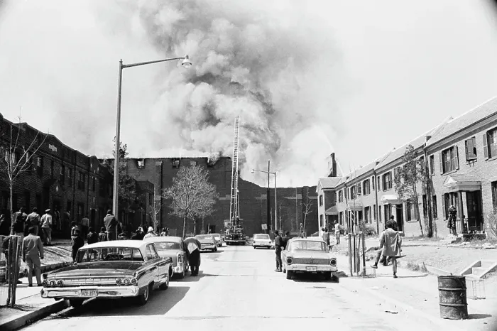 Framed Print : 1968 Washington Riots Framed Print : 1968 Washington Riots