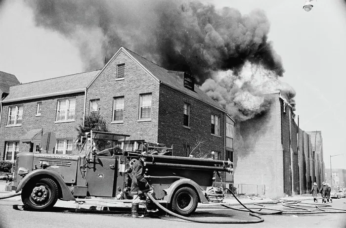 Framed Print : 1968 Washington Riots Framed Print : 1968 Washington Riots