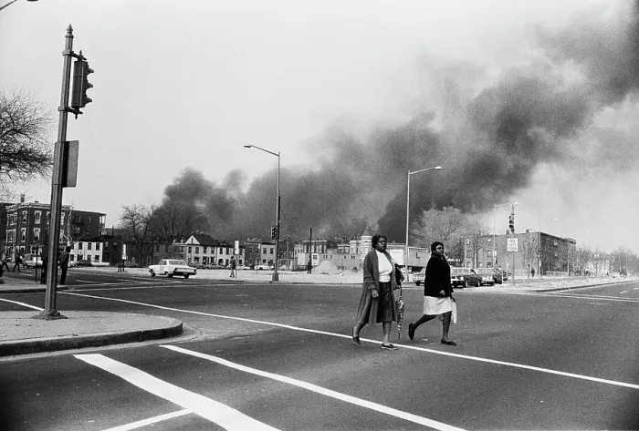 Framed Print : 1968 Washington Riots Framed Print : 1968 Washington Riots