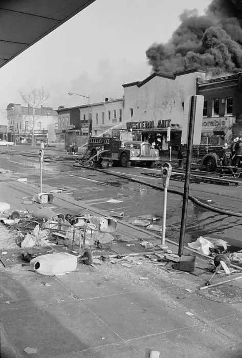 Framed Print : 1968 Washington Riots Framed Print : 1968 Washington Riots