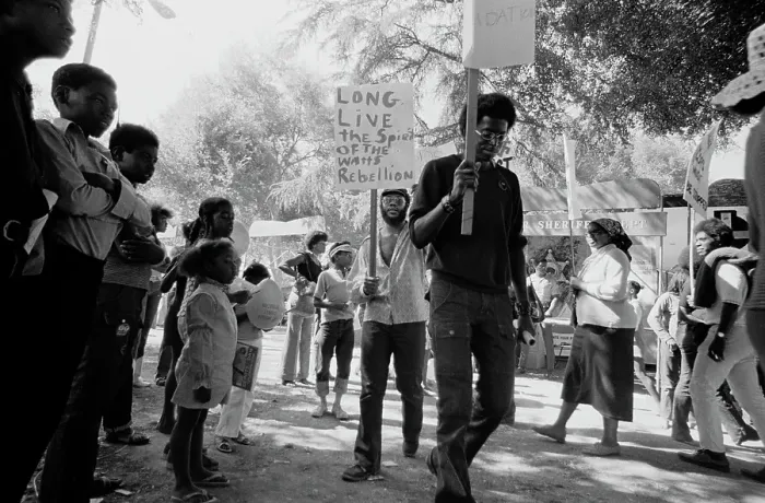 Framed Print : 1972 Watts Summer Festival - Protest Framed Print : 1972 Watts Summer Festival - Protest