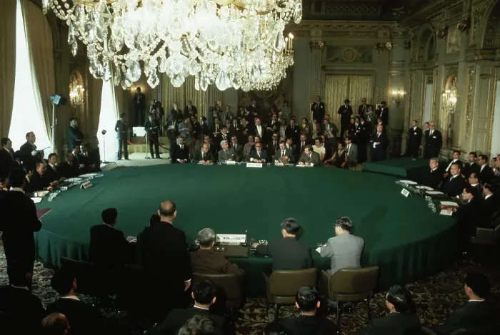 Framed Print : 1973 Paris Peace Accords Framed Print : 1973 Paris Peace Accords