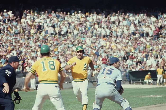 Framed Print : 1973 World Series - Oakland Athletics V New York Mets Framed Print : 1973 World Series - Oakland Athletics V New York Mets