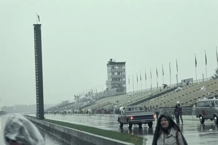 Framed Print : 1978 Indianapolis 500 - Rain Framed Print : 1978 Indianapolis 500 - Rain