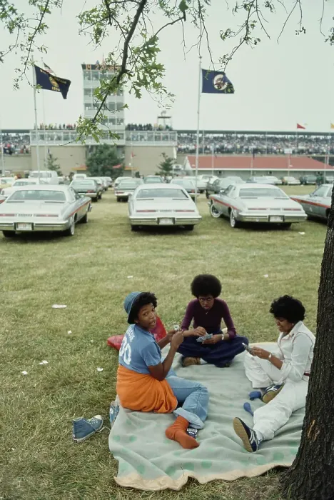Framed Print : 1978 Indianapolis 500 - Spectators Framed Print : 1978 Indianapolis 500 - Spectators
