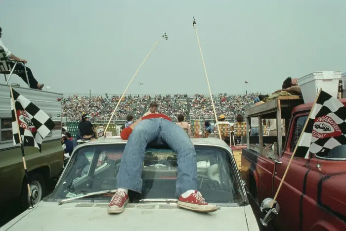 Framed Print : 1978 Indianapolis 500 - Spectators Framed Print : 1978 Indianapolis 500 - Spectators