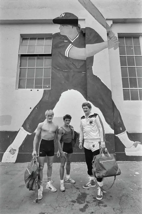 Framed Print : 1984 Summer Olympics - Boxing - West Germany Training Camp Framed Print : 1984 Summer Olympics - Boxing - West Germany Training Camp