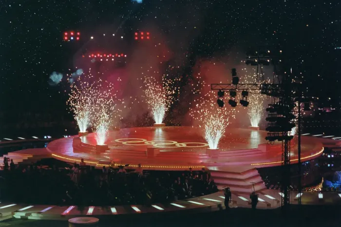 Framed Print : 1984 Summer Olympics - Closing Ceremony Framed Print : 1984 Summer Olympics - Closing Ceremony