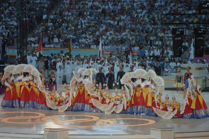 Framed Print : 1984 Summer Olympics - Closing Ceremony Framed Print : 1984 Summer Olympics - Closing Ceremony