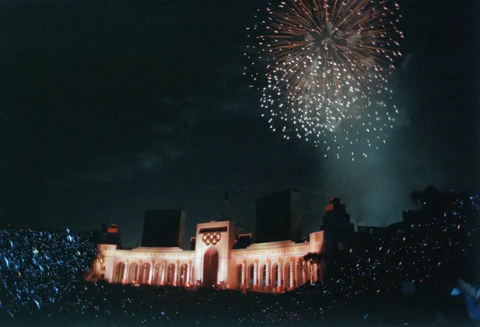 Framed Print : 1984 Summer Olympics - Closing Ceremony Framed Print : 1984 Summer Olympics - Closing Ceremony