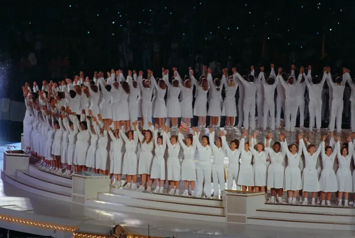 Framed Print : 1984 Summer Olympics - Closing Ceremony Framed Print : 1984 Summer Olympics - Closing Ceremony