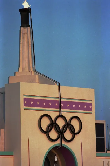 Framed Print : 1984 Summer Olympics - Closing Ceremony Framed Print : 1984 Summer Olympics - Closing Ceremony