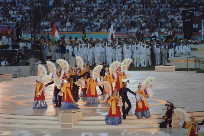Framed Print : 1984 Summer Olympics - Closing Ceremony Framed Print : 1984 Summer Olympics - Closing Ceremony