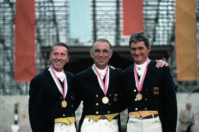 Framed Print : 1984 Summer Olympics - Equestrian - Team Dressage Framed Print : 1984 Summer Olympics - Equestrian - Team Dressage