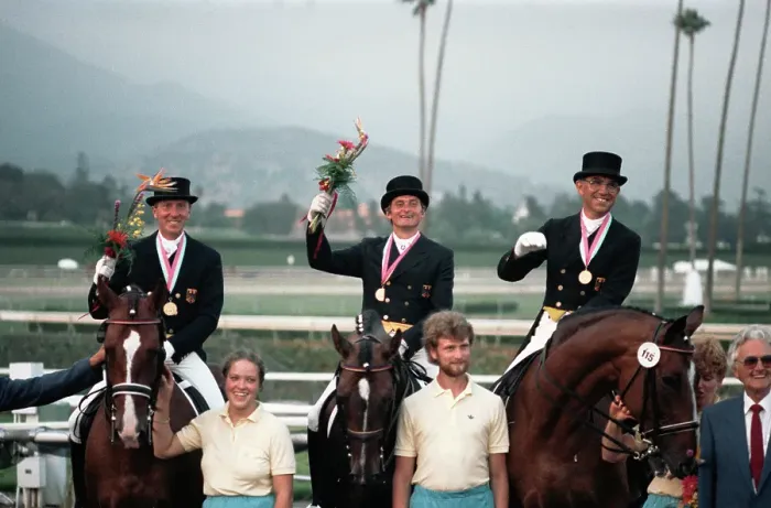 Framed Print : 1984 Summer Olympics - Equestrian - Team Dressage Framed Print : 1984 Summer Olympics - Equestrian - Team Dressage