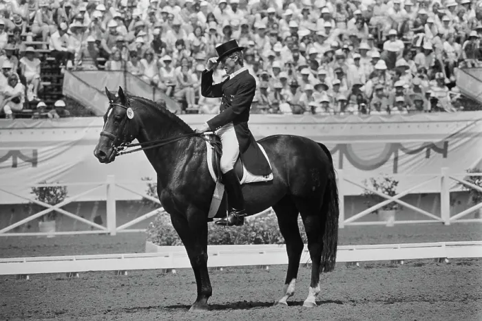 Framed Print : 1984 Summer Olympics - Individual Dressage Framed Print : 1984 Summer Olympics - Individual Dressage