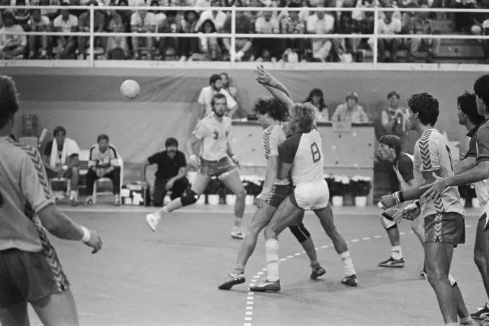 Framed Print : 1984 Summer Olympics - Men's Handball Framed Print : 1984 Summer Olympics - Men's Handball