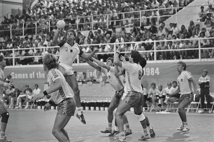 Framed Print : 1984 Summer Olympics - Men's Handball Framed Print : 1984 Summer Olympics - Men's Handball
