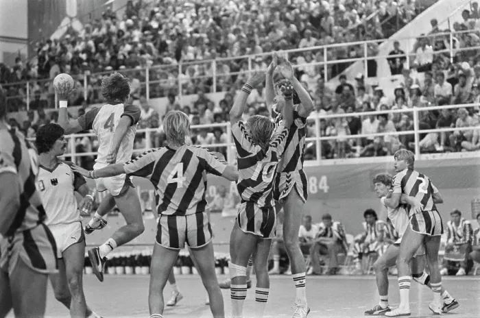 Framed Print : 1984 Summer Olympics - Men's Handball Framed Print : 1984 Summer Olympics - Men's Handball