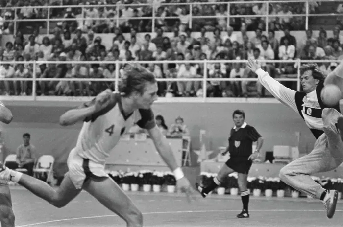 Framed Print : 1984 Summer Olympics - Men's Handball Framed Print : 1984 Summer Olympics - Men's Handball