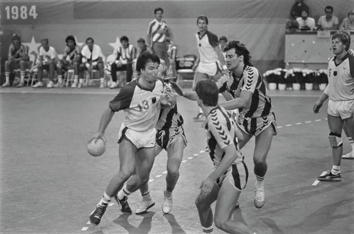 Framed Print : 1984 Summer Olympics - Men's Handball Framed Print : 1984 Summer Olympics - Men's Handball