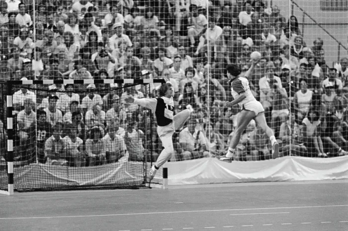Framed Print : 1984 Summer Olympics - Men's Handball Match #8 Framed Print : 1984 Summer Olympics - Men's Handball Match #8