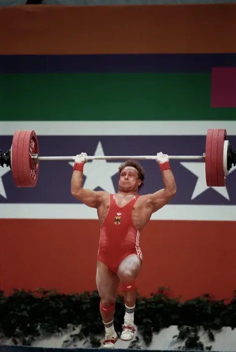 Framed Print : 1984 Summer Olympics - Middleweight Weightlifting Framed Print : 1984 Summer Olympics - Middleweight Weightlifting