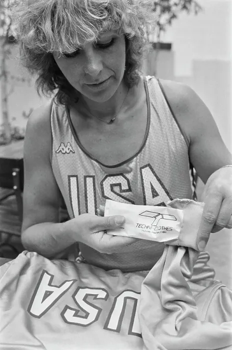 Framed Print : 1984 Summer Olympics - Missy Kane, American Middle-Distance Runner Framed Print : 1984 Summer Olympics - Missy Kane, American Middle-Distance Runner