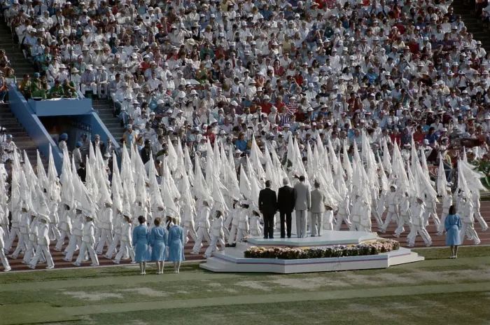 Framed Print : 1984 Summer Olympics - Opening Ceremony Framed Print : 1984 Summer Olympics - Opening Ceremony