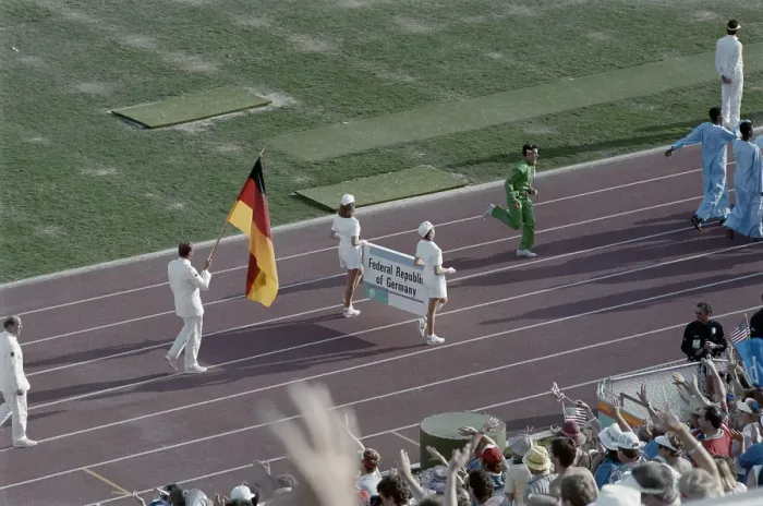 Framed Print : 1984 Summer Olympics - Opening Ceremony