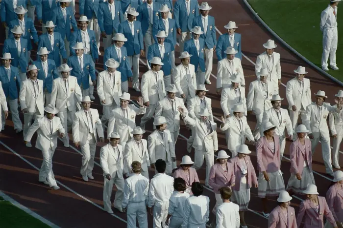 Framed Print : 1984 Summer Olympics - Opening Ceremony Framed Print : 1984 Summer Olympics - Opening Ceremony