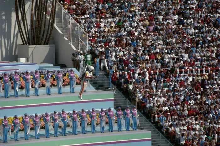 Framed Print : 1984 Summer Olympics - Opening Ceremony Framed Print : 1984 Summer Olympics - Opening Ceremony