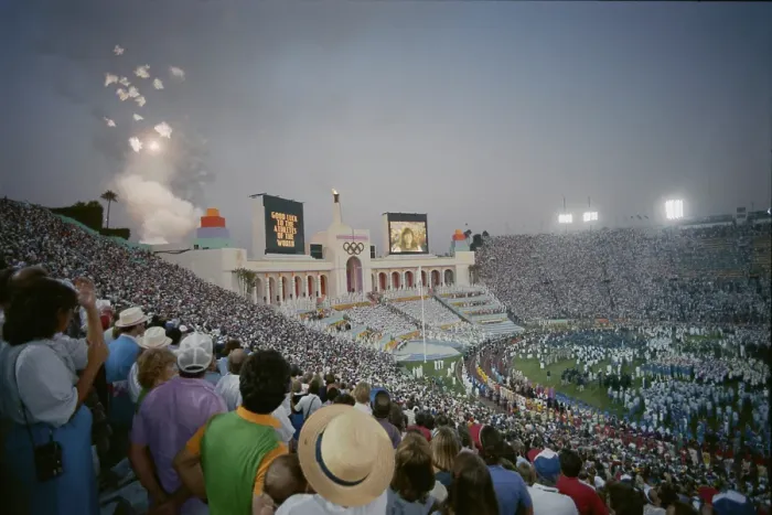 Framed Print : 1984 Summer Olympics - Opening Ceremony