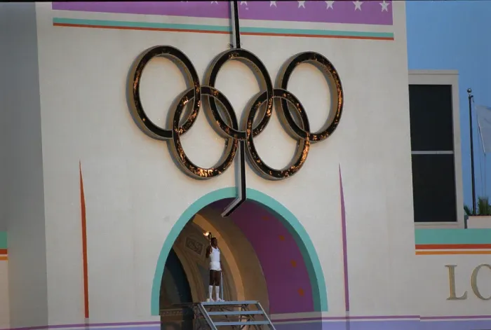 Framed Print : 1984 Summer Olympics - Opening Ceremony