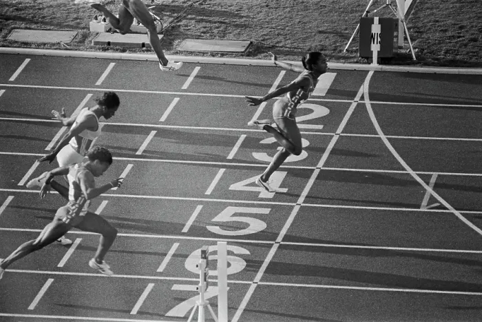 Framed Print : 1984 Summer Olympics - Women's Track