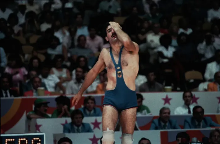 Framed Print : 1984 Summer Olympics - Wrestling - Men's Freestyle 74kg