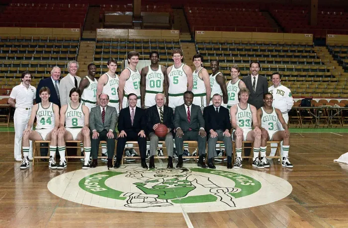 Framed Print : 1986 Boston Celtics Team Photograph
