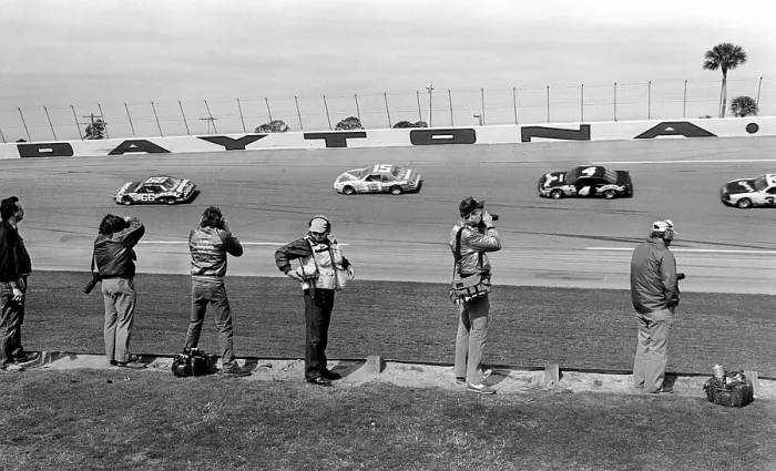 Framed Print : 1986 Daytona 500 NASCAR race Framed Print : 1986 Daytona 500 NASCAR race