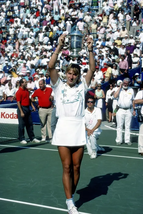 1988 U.S. Open Tennis Tournament Print - Steffi Graf. Art Prints