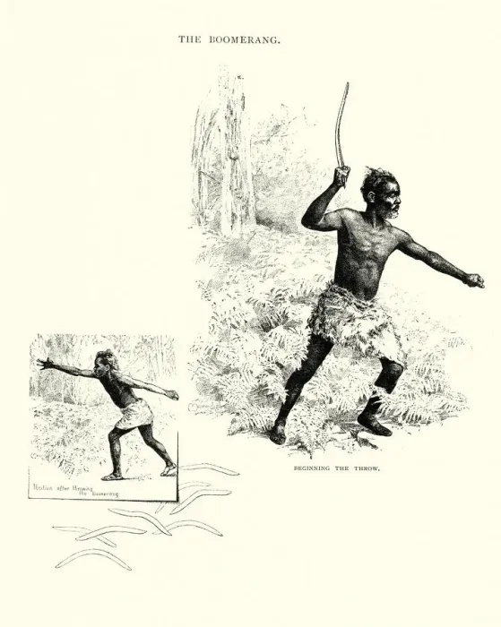 Framed Print : 19th Century, Aboriginal, Aborigine, Antique, Armaments, Armed, Australasia, Australasian Tribe
