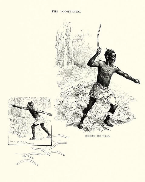 19th Century, Aboriginal, Aborigine, Antique, Armaments, Armed, Australasia, Australasian Tribe