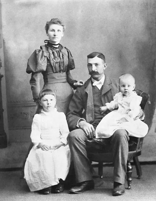 Framed Print : 19th Century Family Portrait Framed Print : 19th Century Family Portrait