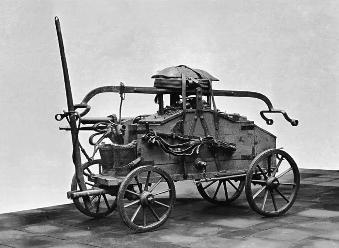 Framed Print : 19Th Century Fire Engine