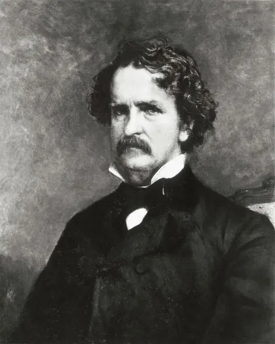 Framed Print : 19th-Century Painting of Mark Twain Framed Print : 19th-Century Painting of Mark Twain