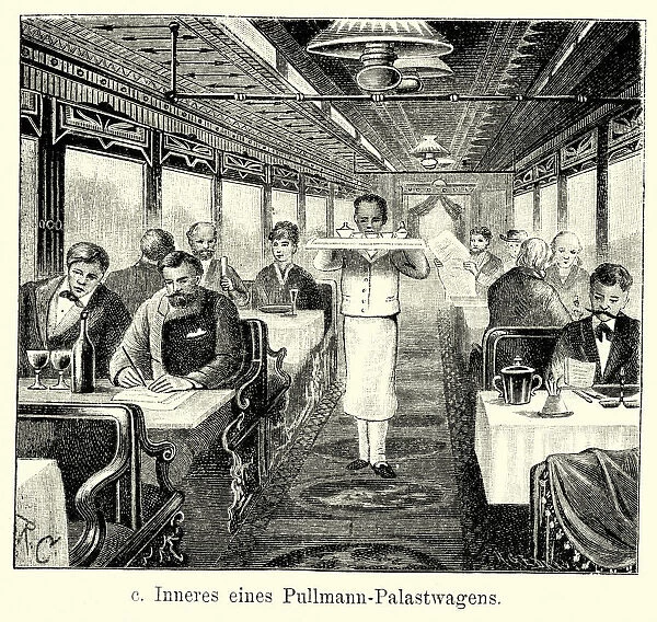 19th Century USA - Pullman train