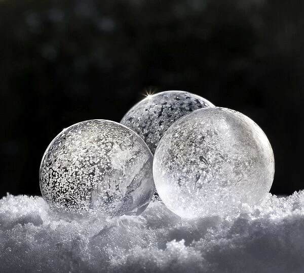 3 frozen bubbles